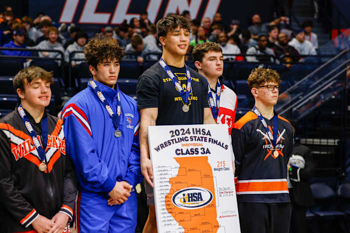 Illinois wrestling championships February 17 2024 Nate Latsch 25963